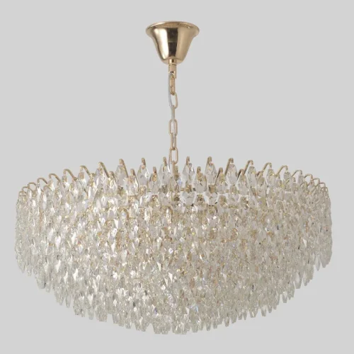 Люстра подвесная HEDONIST SP24 Crystal Lux золотая на 24 лампы, основание золотое в стиле классический фото 4 Люстра подвесная HEDONIST SP24 Crystal Lux золотая на 24 лампы, основание золотое в стиле классический фото 4
