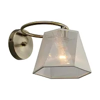 Бра Rapallo OML-65011-01 Omnilux белый 1 лампа, основание бронзовое в стиле современный 