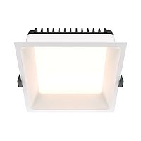 Светильник точечный LED Okno DL056-18W3K-W Maytoni белый 1 лампа, основание белое в стиле современный хай-тек 