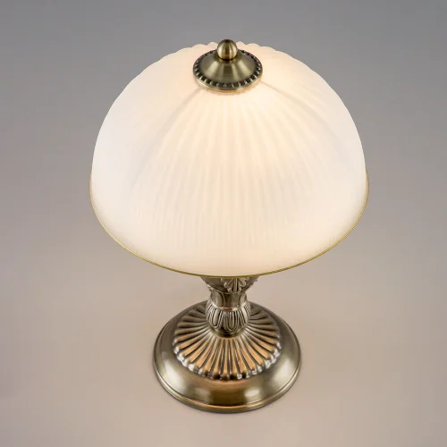 Настольная лампа Адриана CL405823 Citilux белая 1 лампа, основание бронзовое металл в стиле классический  фото 7