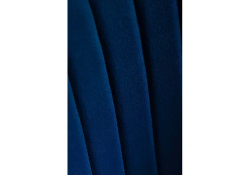 Стул на металлокаркасе Gabi dark blue / black / gold 15349 Woodville, синий/велюр, ножки/металл/чёрный, размеры - ****500*540 фото 6