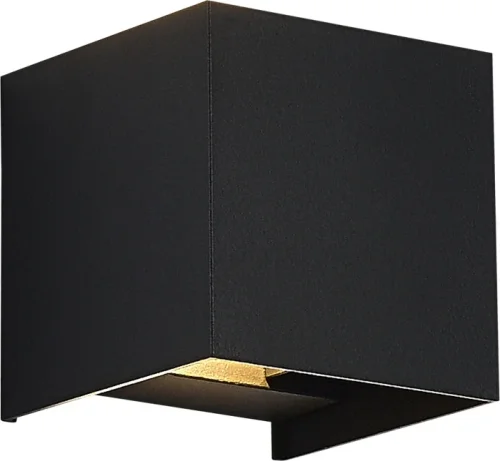 Настенный светильник LED уличный Brik SL9513.401.01 ST-Luce уличный IP65 чёрный на 1 лампу, плафон чёрный в стиле хай-тек современный LED фото 3