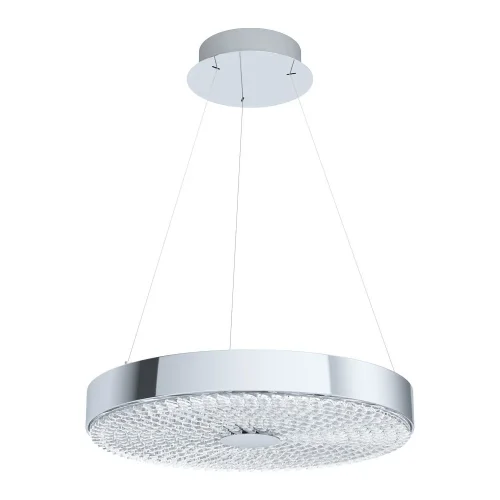 Светильник подвесной LED Escorihuel 39571 Eglo прозрачный 1 лампа, основание хром в стиле хай-тек современный 