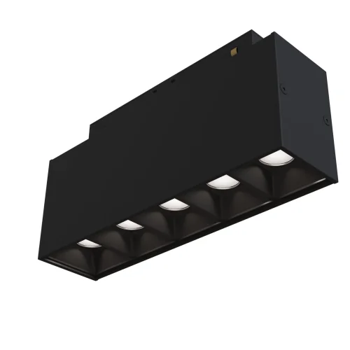 Трековый светильник LED Magnetic track system TR014-2-10W4K-B Maytoni чёрный для шинопроводов серии Magnetic track system S35 чёрный