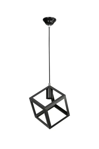 Светильник подвесной Cherilyn TL1604H-01BK Toplight чёрный на 1 лампу, основание чёрное в стиле лофт 