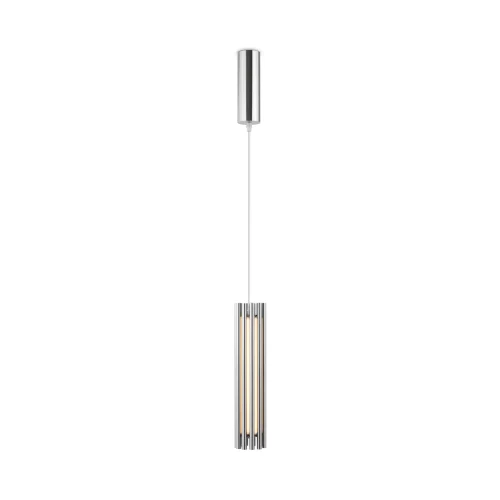 Светильник подвесной LED Sonata MOD410PL-L12CH3K Maytoni хром на 1 лампу, основание хром в стиле хай-тек современный 