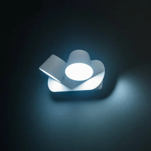 Бра с выключателем LED Норман CL533320N Citilux белый на 2 лампы, основание белое в стиле современный  фото 4