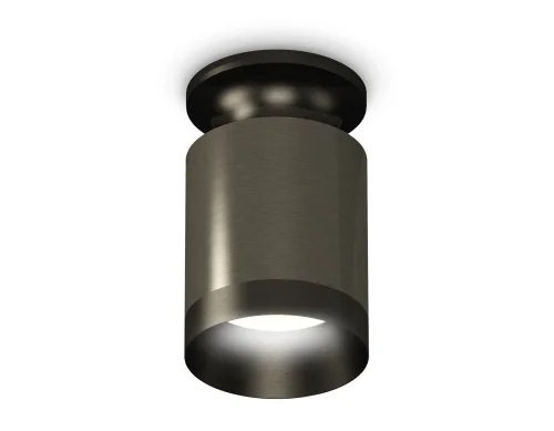 Светильник накладной Techno spot XS6303081 Ambrella light чёрный 1 лампа, основание чёрное в стиле современный круглый