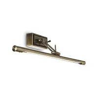 Подсветка для картин MIRROR-50 AP1 SMALL BRUNITO Ideal Lux коричневая в стиле современный