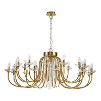 Люстра подвесная Bellis 2871-25P Favourite без плафона на 25 ламп, основание золотое в стиле классический 