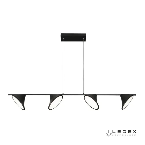 Светильник подвесной LED Syzygy X090140 BK iLedex чёрный на 1 лампу, основание чёрное в стиле современный хай-тек фото 2 Светильник подвесной LED Syzygy X090140 BK iLedex чёрный на 1 лампу, основание чёрное в стиле современный хай-тек фото 2