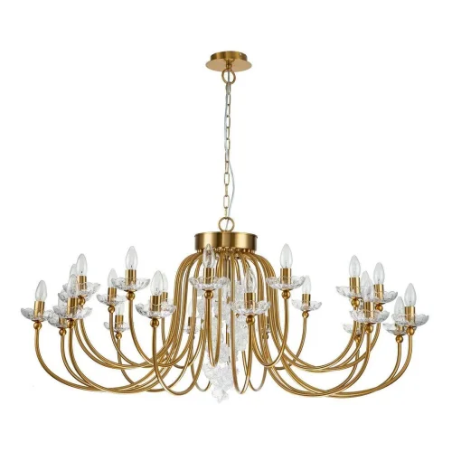 Люстра подвесная Bellis 2871-25P Favourite без плафона на 25 ламп, основание золотое в стиле классический 