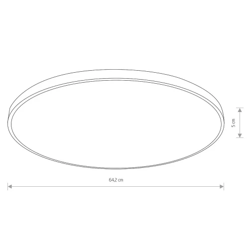 Светильник потолочный Agnes Round Pro 10981-NW Nowodvorski белый на 1 лампу, основание белое в стиле современный круглый фото 6