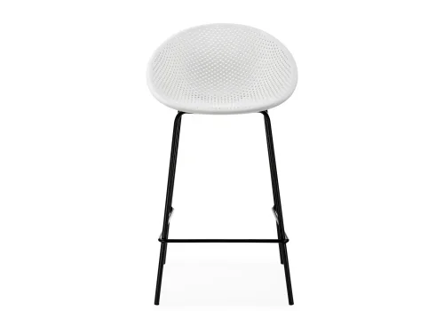 Полубарный стул Zeta white / black 15701 Woodville, /, ножки/металл/чёрный, размеры - ****500*510 фото 2