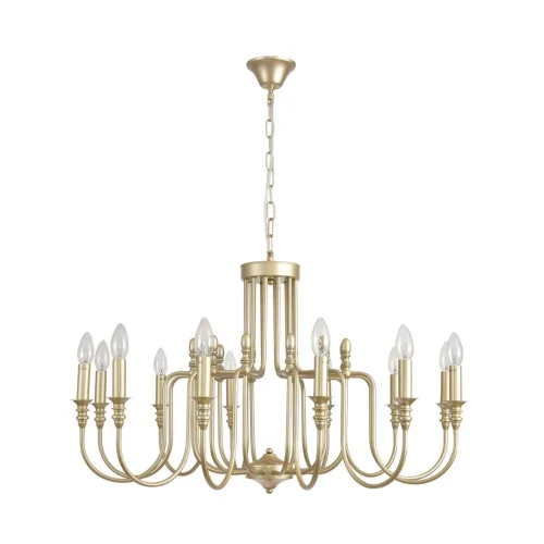 Люстра подвесная Suana 8318/12 Lumion без плафона на 12 ламп, основание шампань в стиле классический 