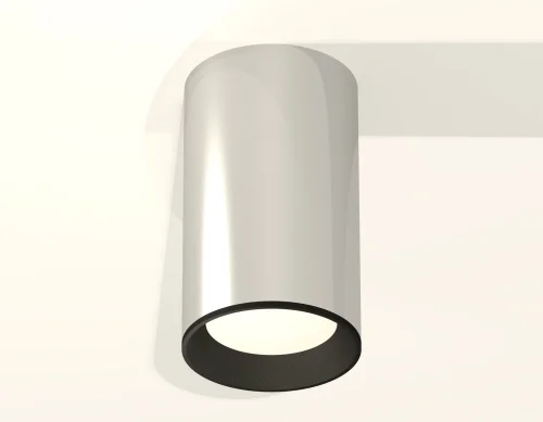 Светильник накладной Techno Spot XS XS6325001 Ambrella light серебряный 1 лампа, основание чёрное в стиле хай-тек современный круглый фото 2