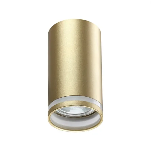 Светильник накладной Ular 370890 Novotech матовый золото 1 лампа, основание матовое золото в стиле современный круглый