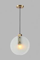 Светильник подвесной Bari V10426-1P Moderli белый 1 лампа, основание золотое в стиле современный 