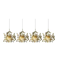 Светильник подвесной 0842PL-12GD Milosh Tendence золотой 12 ламп, основание золотое в стиле современный флористика ветви