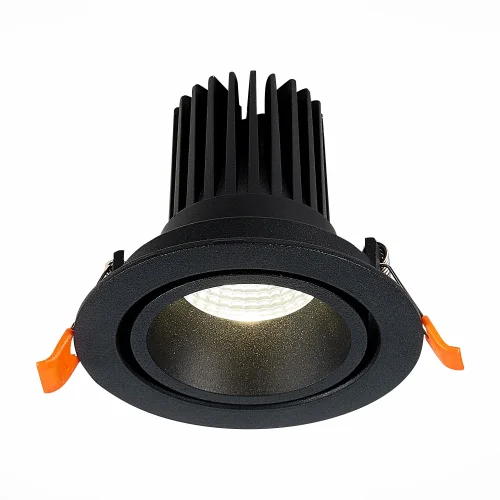 Светильник точечный LED St705 ST705.448.10 ST-Luce чёрный 1 лампа, основание чёрное в стиле хай-тек современный 