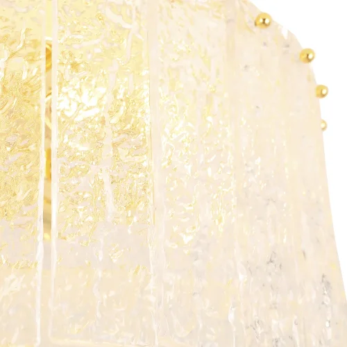 Люстра потолочная OVIEDO PL6 Crystal Lux прозрачная на 6 ламп, основание золотое в стиле классический  фото 6