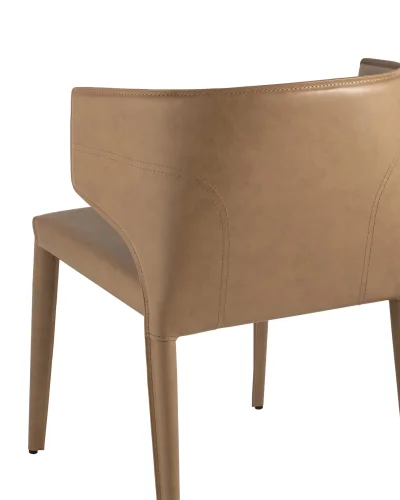 Стул Арманд, экокожа, коричневый УТ000025609 Stool Group, коричневый/экокожа, ножки/металл/коричневый, размеры - ****575*555 фото 5