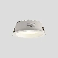 Светильник точечный ЛЕД CLT 529C135 WH 4000K Crystal Lux белый на 1 лампу, основание белое в стиле минимализм круглый Светильник точечный ЛЕД CLT 529C135 WH 4000K Crystal Lux белый на 1 лампу, основание белое в стиле минимализм круглый