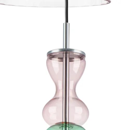 Светильник подвесной LED Belle 814069 Lightstar прозрачный разноцветный 6 ламп, основание матовое хром в стиле современный арт-деко каскад фото 7
