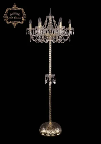 Торшер 13.11.6.195.P.h-160.Gd.Sp Bohemia Art Classic  прозрачный 6 ламп, основание золотое в стиле классический
