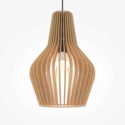 Светильник подвесной Roots MOD191PL-01W1 Maytoni коричневый бежевый на 1 лампу, основание чёрное в стиле современный лофт кантри фото 3 Светильник подвесной Roots MOD191PL-01W1 Maytoni коричневый бежевый на 1 лампу, основание чёрное в стиле современный лофт кантри фото 3