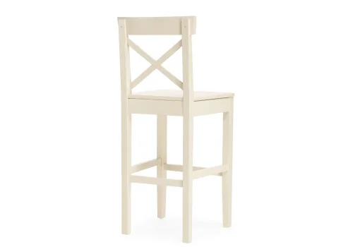 Полубарный стул Алзе кремовый 554129 Woodville, /, ножки/массив березы дерево/кремовый, размеры - ****400*450 фото 4