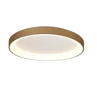 Люстра потолочная LED с пультом Niseko 8642 Mantra золотая на 1 лампа, основание золотое в стиле модерн хай-тек с пультом