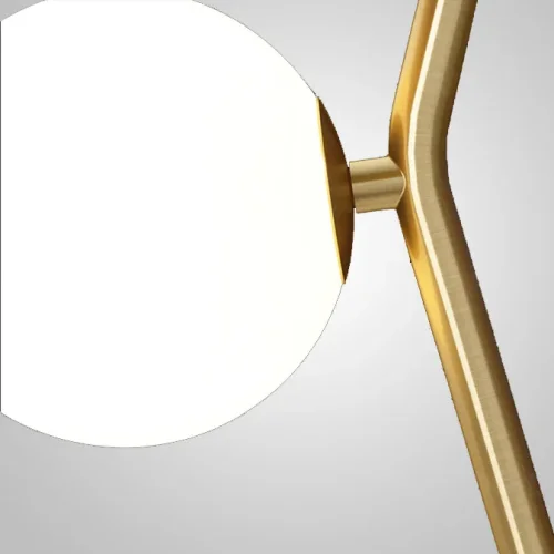 Светильник потолочный MATHIA LONG 203522-23 ImperiumLoft белый на 5 ламп, основание латунь в стиле современный фото 2 Светильник потолочный MATHIA LONG 203522-23 ImperiumLoft белый на 5 ламп, основание латунь в стиле современный фото 2