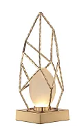 Настольная Лампа светодиодная NAOMI T4750.1 gold Lucia Tucci золотая на 1 лампу, основание золотое металл в стиле арт-деко Настольная Лампа светодиодная NAOMI T4750.1 gold Lucia Tucci золотая на 1 лампу, основание золотое металл в стиле арт-деко