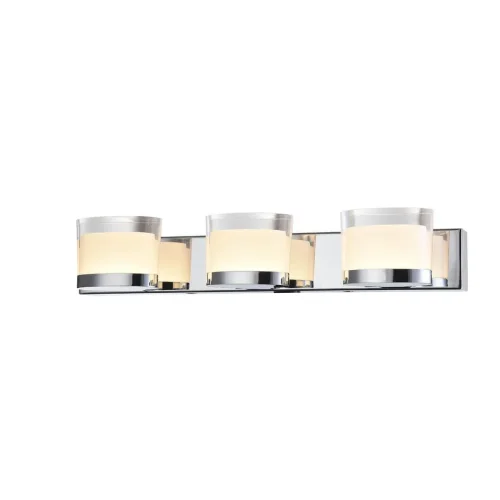 Бра ЛЕД Пиззоли (Pizzoli) VL8223W03 Vele Luce прозрачный на 1 лампу, основание хром в стиле хай-тек 