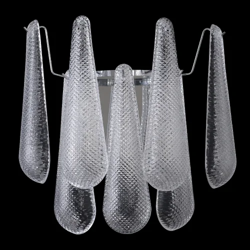 Бра FONTAIN AP2 CHROME Crystal Lux прозрачный на 2 лампы, основание в стиле современный фото 2 Бра FONTAIN AP2 CHROME Crystal Lux прозрачный на 2 лампы, основание в стиле современный фото 2