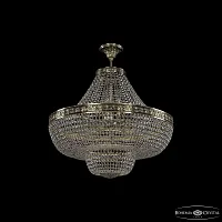 Люстра подвесная 19091/H1/60IV GB Bohemia Ivele Crystal прозрачная на 15 ламп, основание золотое в стиле классический sp