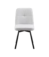 Стул Boun, вращающийся, серый, сиденье УТ000040518 Stool Group, серый/рогожка, ножки/металл/чёрный, размеры - *855****