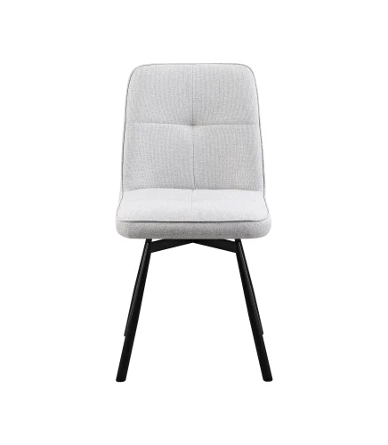 Стул Boun, вращающийся, серый, сиденье УТ000040518 Stool Group, серый/рогожка, ножки/металл/чёрный, размеры - *855****