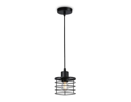 Светильник подвесной TR8068 Ambrella light чёрный 1 лампа, основание чёрное в стиле лофт  фото 2