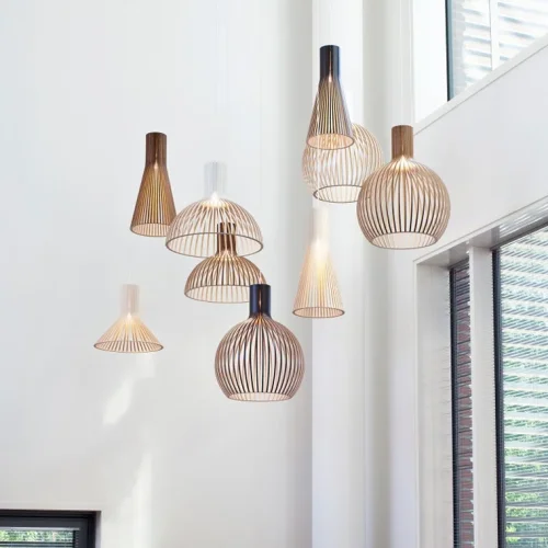 Светильник подвесной Secto Design Oy 101712-26 ImperiumLoft белый на 1 лампу, основание белое в стиле кантри фото 5