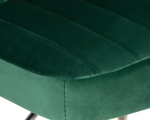 Стул барный 5019-LM CHARLY, цвет сиденья зеленый велюр (MJ9-88), цвет основания хромированная сталь Dobrin, зелёный/велюр, ножки/металл/хром, размеры - 990*1200***610*540 фото 7