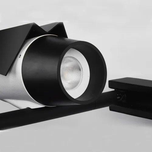 Настенный светильник STRIZH 134745-22 ImperiumLoft белый на 1 лампа, основание чёрное в стиле современный  фото 4