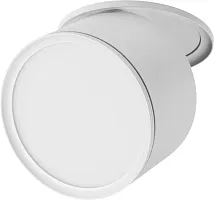 Светильник точечный LED Acuto 215856 Lightstar белый на 1 лампу, основание белое в стиле современный круглый