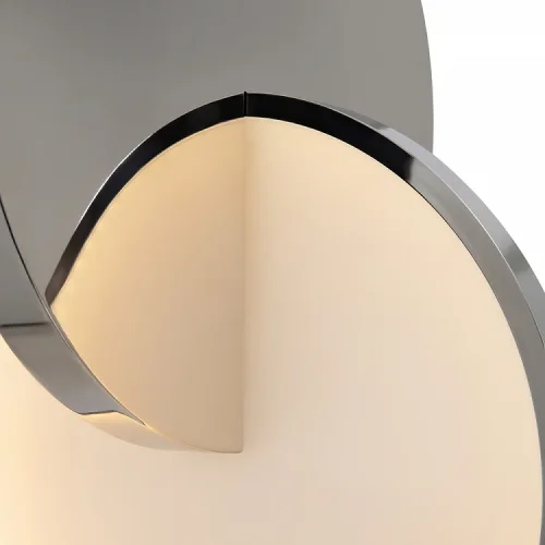 Светильник подвесной LED Nova FR6002PL-L15CH Freya хром 1 лампа, основание хром в стиле хай-тек модерн  фото 3