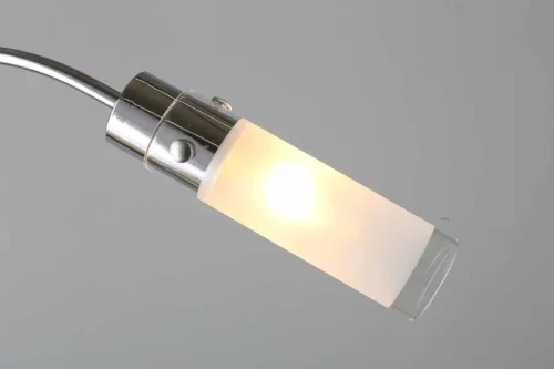 Люстра потолочная Лавароун (Lavarone) OML-28707-03 Omnilux белая на 3 лампы, основание хром в стиле современный фото 2