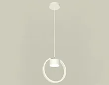 Светильник подвесной XB9101100 Ambrella light белый 1 лампа, основание белое в стиле хай-тек современный 