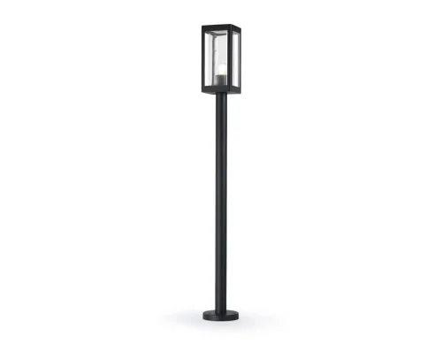 Парковый светильник ST2425 Ambrella light уличный IP54 чёрный 1 лампа, плафон прозрачный в стиле хай-тек современный E27