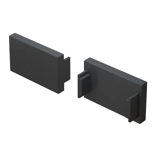 Заглушка для встраиваемого шинопровода, 2 шт. Magnetic track system Basity TRA172EC-12B Maytoni чёрный в стиле для светильников серии Magnetic track system Basity встраиваемый basity магнитная фото 4
