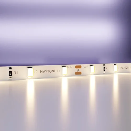 Светодиодная лента 12В 20007 Maytoni цвет LED тёплый белый 3000K, световой поток Lm